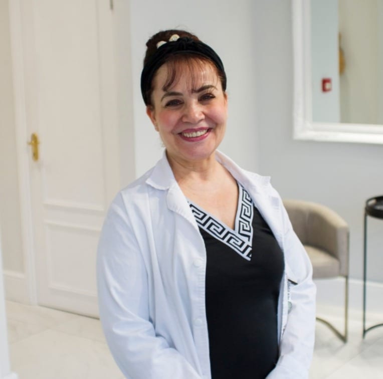 FemiLift | A photo of Dr Hala smiling, at Dr Hala Medical Aesthetics
