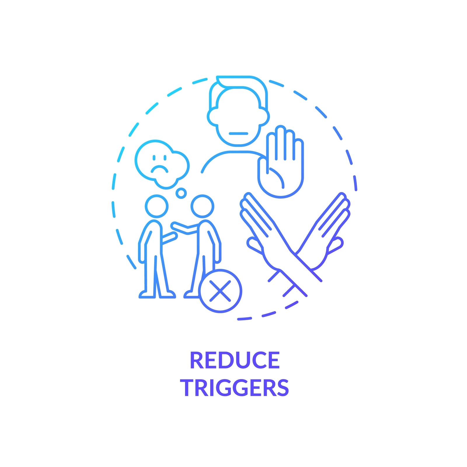 Rosacea | An illustration focusing on reducing rosacea triggers.